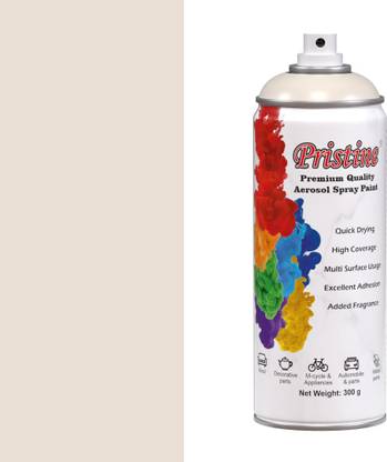 PRISTINE Pristine DIY, Multipurpose, Quick Drying Aerosol Spray Paints with Gloss Finish Beige Spray Paint 400 ml