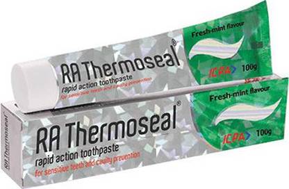 RA Thermoseal FRESH MINT TOOTHPAST IN PACK OF ( 2 X 100GM ) Toothpaste
