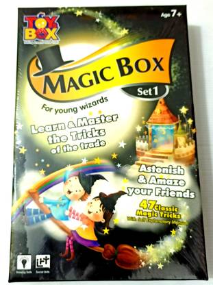 A SARKAR MAGIC WORLD MAGIC BOX SET 1 / KIDS MAGIC ITEM BOX TOY 10 Magic Tricks