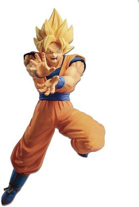 PLA Giftmart Anime DragonBallZ Fighting Pose Super Saiyan Goku Collectible Action 8" Figure Model
