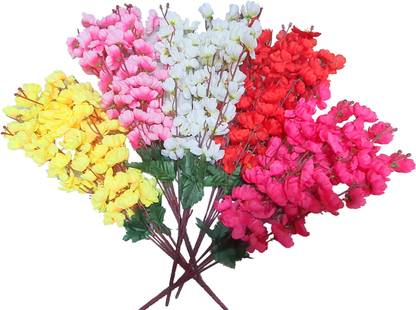 Flipkart Perfect Homes Multicolor Pear Blossom Artificial Flower