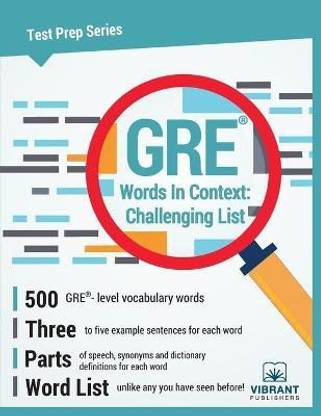 GRE Words in Context -- Challenging List