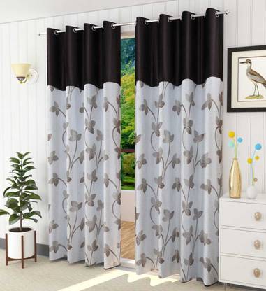 AMR 152.4 cm (5 ft) Polyester Blackout Window Curtain (Pack Of 2)