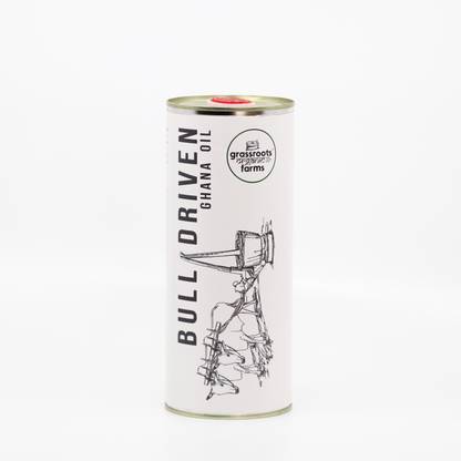 grassroots organic farms Grassroots Organic Cold Pressed Bull Driven Ghana Groundnut Oil(1000ml) Groundnut Oil Tin