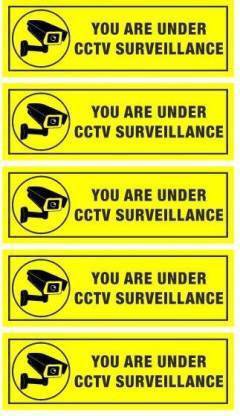 VICINITY You are under CCTV Surveillance Pack of 5 Emergency Sign