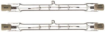 WON Halogen 1000 W Tube Continuous Light for Video Light Video Cameras and YouTube Video Shooting Pack of 2 Halogen Flash