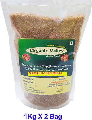 Organic Valley Samai Millet Rice Boiled Traditional Rice Little Millet