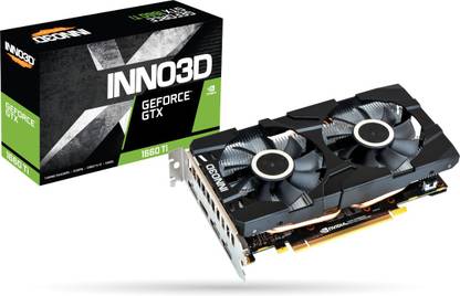 Inno3D GeForce GTX 1660 Ti Twin X2 6GB GDDR6 GDDR6 6 GB NVIDIA Chipset 192 bit 1800 MHz Graphics Card