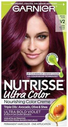 GARNIER Nutrisse Nourishing Color Creme , V2 Dark Intense Violet