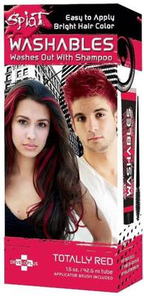 SPLAT Washable Hair Color , Totally Red