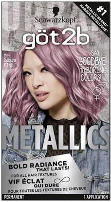 Got2b Color Metallic , Sakura Pink