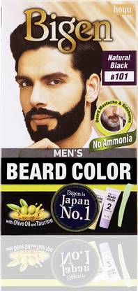 Bigen Mens Beard Colour Natural Black B101