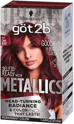 Got2b Color Metallic , Dark Ruby