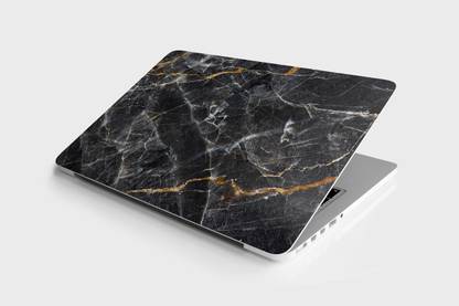 DWELLSINDIA Natural Marble Skin/Sticker for Laptops Upto 15.6 Inch (HD Quality, Multicolor) Vinyl Reusable Laptop Skin Compatible for 15.6 inch