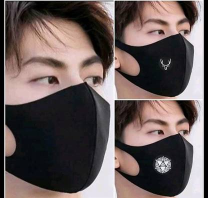 Jigyaasaa SCUBA MASK BLACK 003 Cloth Mask