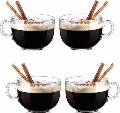miRim Pack of 1 Glass Big Soup Mug/Coffee Mug