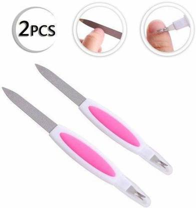 SAFARTRADERS Traders 2 in 1 Manicure Pedicure Nail File Tool Cuticle Trimmer Cutter Remover