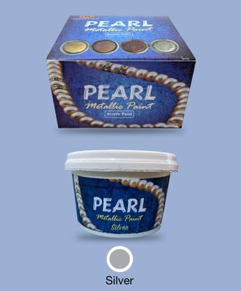 PEARL Metallic Paint, Silver, 200ml