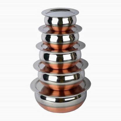 shreeji market Induction Bottom Non-Stick Coated Cookware Set