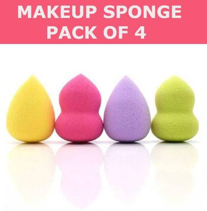 Yuvami's Beauty Blender Makeup Sponge Foundation Bleanding Pack of 4