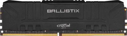 Crucial 2666Mhz Ballistix Performance Desktop & Gaming Memory (Black) (No RGB) with 10 Years Warranty DDR4 8 GB (Dual Channel) PC (Gaming - 8GB DDR4-2666)