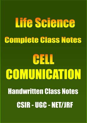 Handwritten Notes Of Cell Communication By Selected Students For UGC NET CSIR Entrance