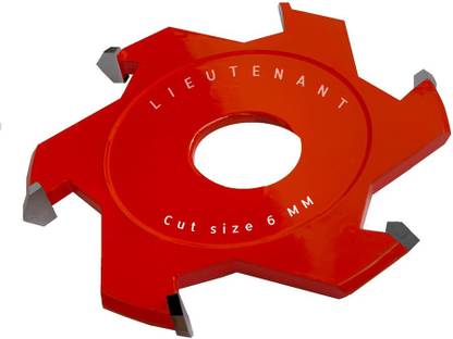 LIEUTENANT 4" ACP V Groove Cutter for CM4 Machine (Cut 6-mm) 1 PC Rotary Bit Set