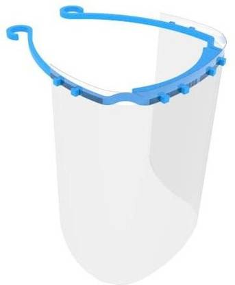 SSM Full Face Shield Ear to Ear Cover Unisex Reusable Everyday use lightweight Protective Facial Cover Transparent Safety Visor
