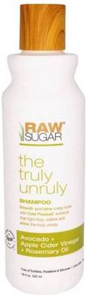 Raw Sugar Shampoo Truly Unruly Avocado + Apple Cider Vinegar + Rosemary Oil