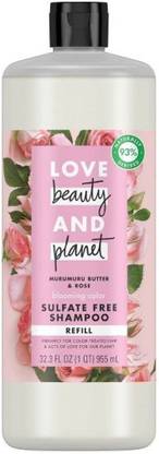 Love Beauty And Planet Love Beauty & Planet Murumuru Butter & Rose Blooming Color Sulfate Free Shampoo Refill