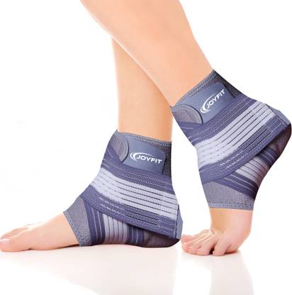 Joyfit Adjustable Support with Elastic Wrap Ankle Support