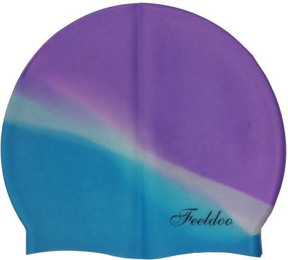 VeNom Long Hair Silicon/Non-Slip/Skin Friendly/Comfortable Fit (Model : Feeldoo) Swimming Cap