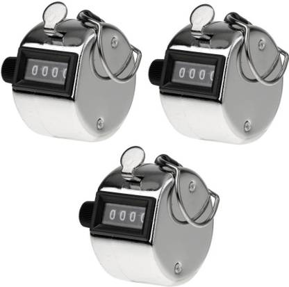 Karmarch Metal Hand Held Tally Counter Manual Clicker Number Counting Golf Analog Tally Counter
