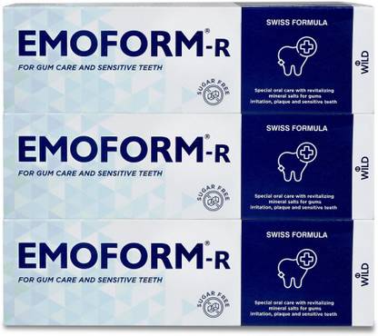 Emoform Toothpaste 100 gm pack of 3 Toothpaste