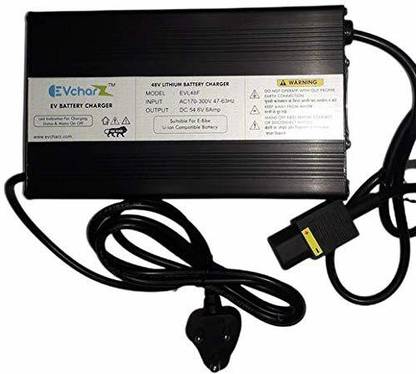 evcharz 54.6V 6A E-BIKE Lithium battery charger for 48v lithium battery 30 Ah Battery for Bike