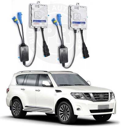 PRTEK HID Xenon Headlight Ballasts Replacement 55W Slim Ballast with Canbus EMC Super Decoder Alternate Current AC, 1 Pair Patrol Vehical HID Kit