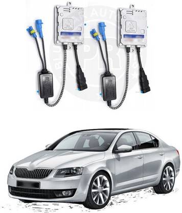 PRTEK HID Xenon Headlight Ballasts Replacement 55W Slim Ballast with Canbus EMC Super Decoder Alternate Current AC, 1 Pair Octavia Vehical HID Kit