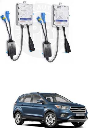 PRTEK HID Xenon Headlight Ballasts Replacement 55W Slim Ballast with Canbus EMC Super Decoder Alternate Current AC, 1 Pair Universal For Car Vehical HID Kit
