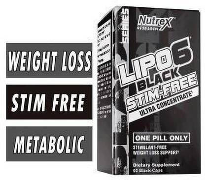 Nutrex LIPO 6 STIM FREE FAT BURNER | NO CAFFEINE | CAFFEINE FREE WEIGHT LOSS SUPPLEMENT
