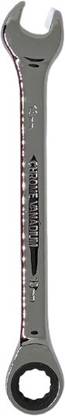 IGL Trading 13mm Ratcheting Wrench Set Metric Full Polished Chrome Vanadium 12-Point Box End Combination Spanner Gear Wrench Garage Tool Set for Mechanics 13MM Ratchet Wrench Double Sided Rachet Wrench