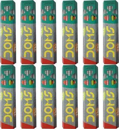डोम्स Y-1+ Pencils Triangular Shaped pack of 100 Pencil (Multicolor)