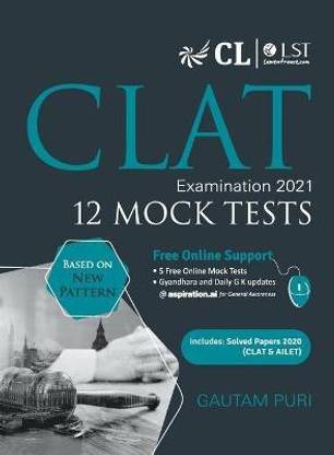 Clat 2021 12 Mock Tests