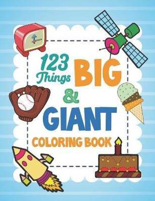 123 Things Big & Giant Coloring Book