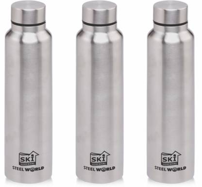 SKI Homeware 1000 ml Steel Bottle