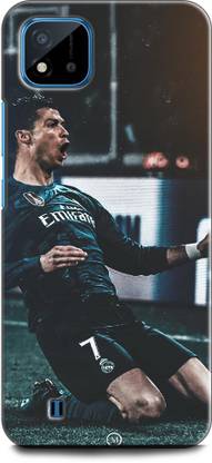 INDICRAFT Back Cover for Realme C11 2021, RMX3231 CRISTIANO RONALDO, CR-7, REAL MADRID, FOOTBALL, JERSEY, SPORTS
