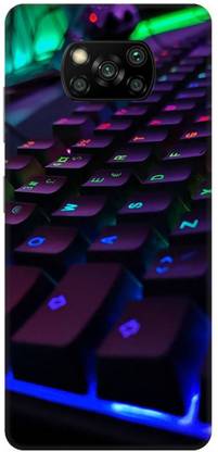 MD CASES ZONE Back Cover for Poco X3/MZB9965IN Keyboad Technology Printed back cover