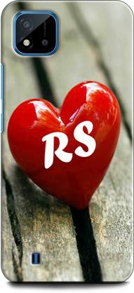 इंडिक्राफ्ट Realme C20, RMX3063 / RMX3061 R S, R LOVES S, NAME, LETTER, ALPHABET, RS LOVE, HART, BLUE के लिए