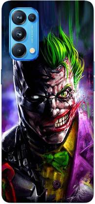 NDCOM Back Cover for OPPO Reno5 Pro Bat man And Joker Printed