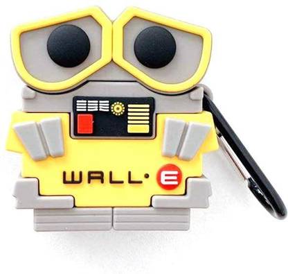 Meyaar Front & Back Case for Apple Airpods 1, Apple Airpods 2, (This is only Silicon Airpod Case), (Wall-E)