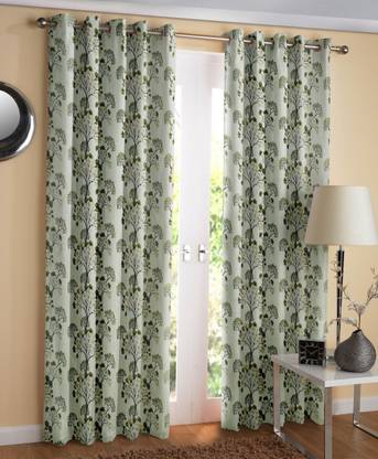 Waco creation 213 cm (7 ft) Polyester Door Curtain (Pack Of 2)